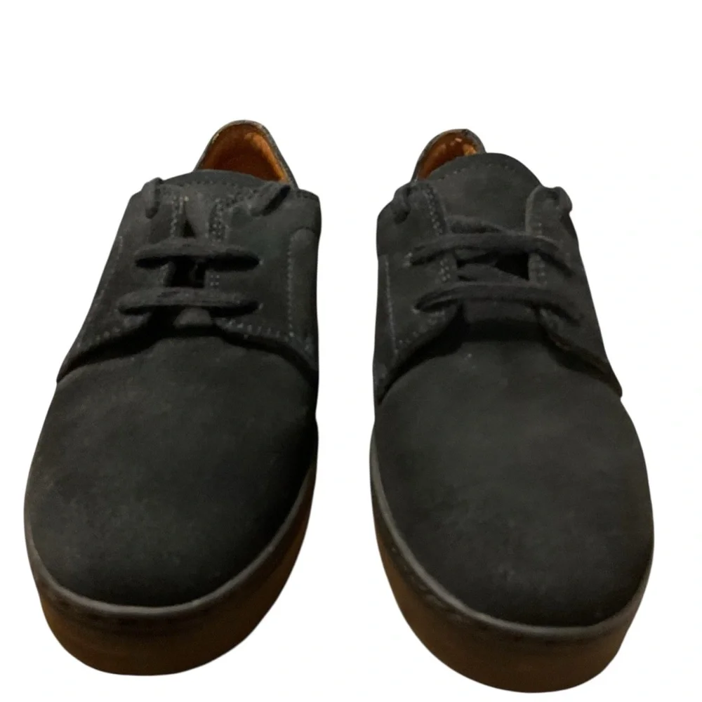 Tod’s Junior Oxford blue suede Leather Shoes size‎ 32